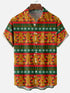 Men's Christmas Funny Graphic Short Sleeve Hawaiian Shirt